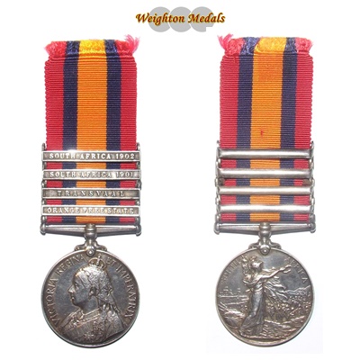 Queen’s South Africa Medal - Pte. R Anderson